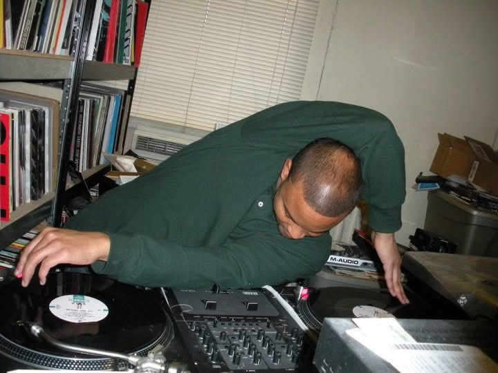 Ichiban performing on turntables